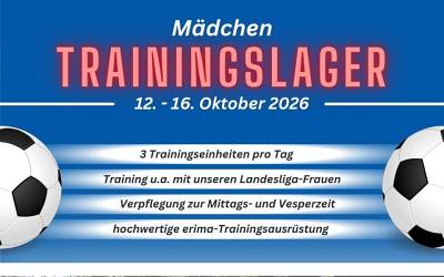 GIRLS ONLY +++ Mädchen-Trainingslager beim BFV 08